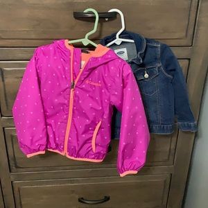 Girls 2T lightweight coats